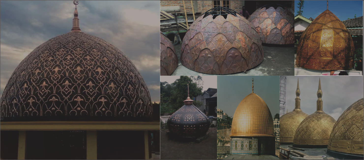 kubah masjid tembaga