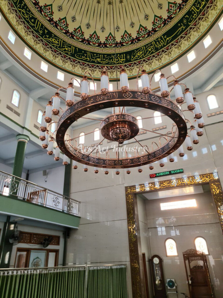 Lampu Gantung Masjid Diameter 400cm Model Nabawi – LGM017